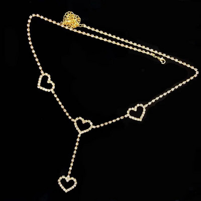 Seksikas pihakett Kahekihilised õhukesed helmed lingiga kehaketid rihma ripats Kuldne hõbedane värv suverandi bikiinid naiste kõhuehted