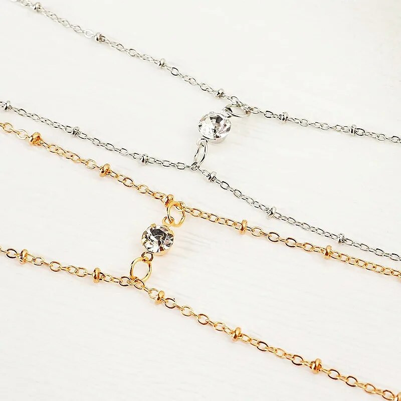 Divslāņu krelles Sieviešu viduklis Vēders Ķēde Pīrsings Rotaslietas Modes Ķermenim Moderni Rotaslietas Aksesuāri Pavasara Vasaras Dāvanas