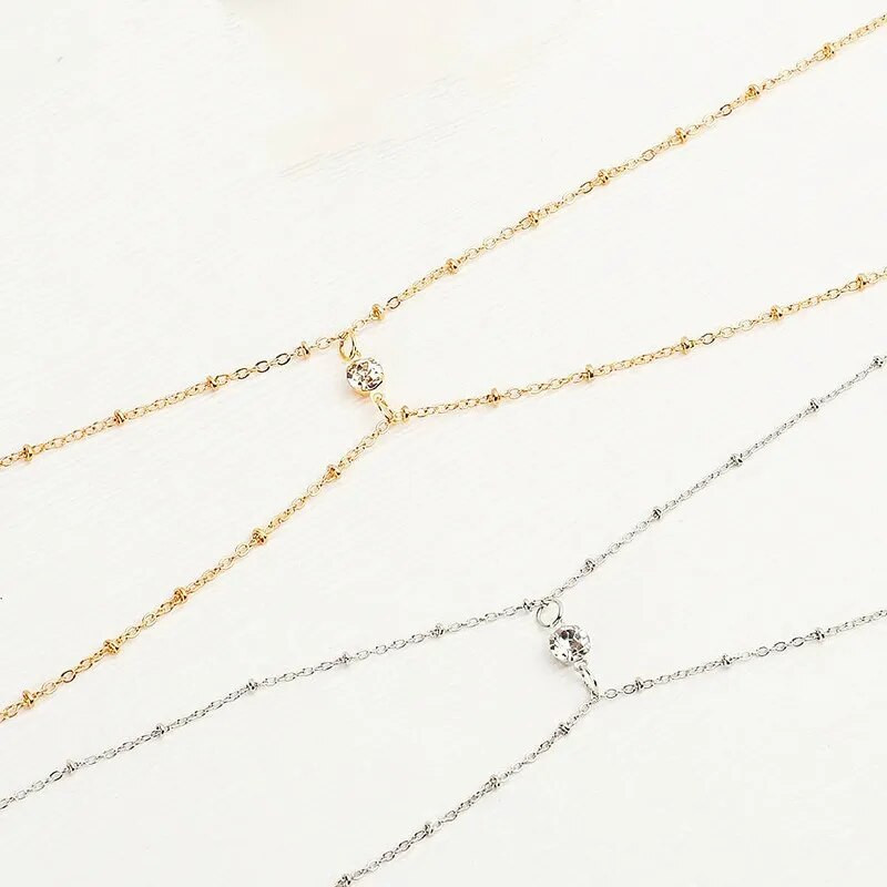 Divslāņu krelles Sieviešu viduklis Vēders Ķēde Pīrsings Rotaslietas Modes Ķermenim Moderni Rotaslietas Aksesuāri Pavasara Vasaras Dāvanas