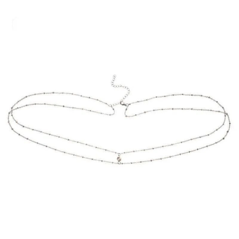 Divslāņu krelles Sieviešu viduklis Vēders Ķēde Pīrsings Rotaslietas Modes Ķermenim Moderni Rotaslietas Aksesuāri Pavasara Vasaras Dāvanas