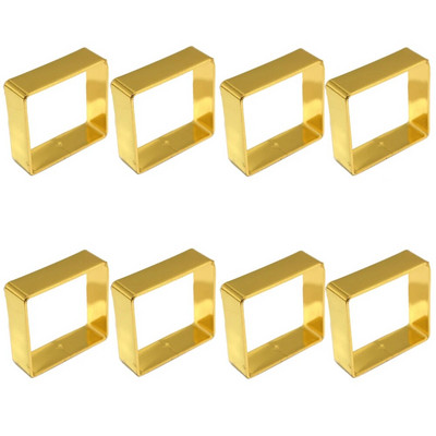 Δαχτυλίδι για χαρτοπετσέτες 8 τμχ Hollow Out Star για Διακοσμήσεις πάρτι 4ης Ιουλίου Χρυσή μεταλλική πετσέτα με πόρπη διακόσμηση γάμου HWM242