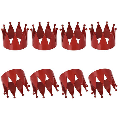 Δαχτυλίδι για χαρτοπετσέτες 8 τμχ Hollow Out Star για Διακοσμήσεις πάρτι 4ης Ιουλίου Χρυσή μεταλλική πετσέτα με πόρπη διακόσμηση γάμου HWM242