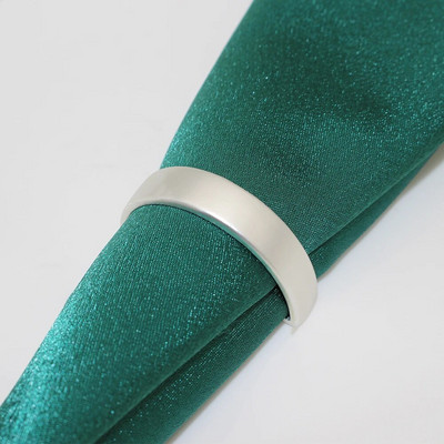 4Gb Austs salvešu gredzens vienkāršs zelta sudraba krāsas salvešu gredzenu turētājs kāzu bērnu dušas ballītei pusdienu galda dekors HWM133