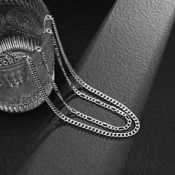 Ανδρικές αλυσίδες κοιλιάς Hip Hop για Μινιμαλισμό Μέσης Basic Multi Layer Silver Χρώμα Sexy Body Chain Κοσμήματα Γυναικεία Unisex Bijoux