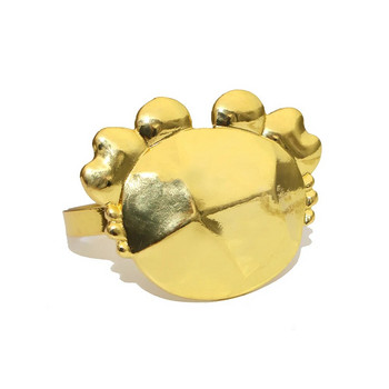 6 τεμ. δαχτυλίδια για χαρτοπετσέτα καβούρι Χρυσές θήκες για δαχτυλίδια για ναυτικό δείπνο Γαμήλιο πάρτι Διακόσμηση παραθαλάσσιου τραπεζιού HWM265