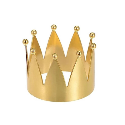 8Gb Gold Cupid salvešu gredzens kroņa salvešu sprādze Valentīna dienas kāzu vakariņām Ziemassvētku dzimšanas dienas galda dekorēšanai