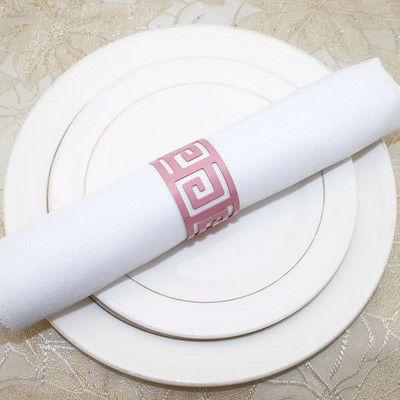 12 gab. Ieroču melni metāla salvešu turētāji dobi, apaļi salvešu gredzeni kāzu ballītei Ziemassvētku Helovīna dekorēšanai HWM35