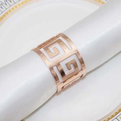 12 gab. Ieroču melni metāla salvešu turētāji dobi, apaļi salvešu gredzeni kāzu ballītei Ziemassvētku Helovīna dekorēšanai HWM35