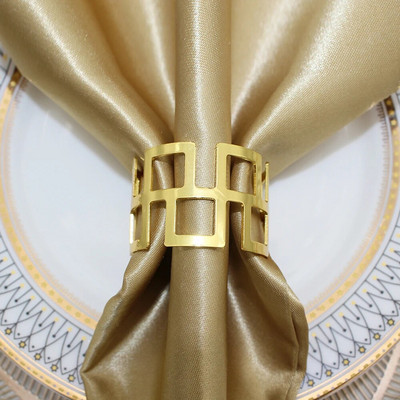 12 gab. Ieroču melni metāla salvešu turētāji dobi, apaļi salvešu gredzeni kāzu ballītei Ziemassvētku Helovīna dekorēšanai HWM35