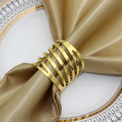 2Gb Dobi salvešu gredzeni Zelta salvešu turētājs Metāla salvešu sprādze Ziemassvētku kāzu ballītei Vakariņu galda rotājumi HWM02