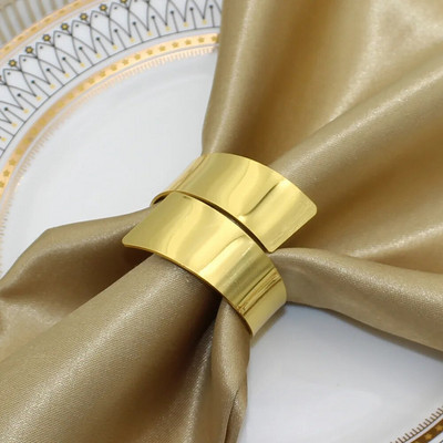 2Gb Dobi salvešu gredzeni Zelta salvešu turētājs Metāla salvešu sprādze Ziemassvētku kāzu ballītei Vakariņu galda rotājumi HWM02