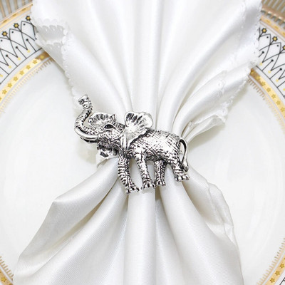 2Gb Dobi salvešu gredzeni Zelta salvešu turētājs Metāla salvešu sprādze Ziemassvētku kāzu ballītei Vakariņu galda rotājumi HWM02