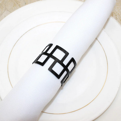 2Gb Dobi salvešu gredzeni Zelta salvešu turētājs Metāla salvešu sprādze Ziemassvētku kāzu ballītei Vakariņu galda rotājumi HWM02