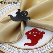 Dvianna Ghost salvešu gredzeni sarkani un melni Ghost salvešu sprādze Helovīna svētku dzimšanas dienas svinībām ( 6/8/12/24Gb ) HWH78