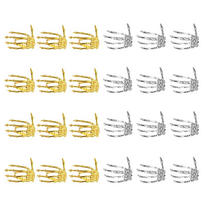 Dvianna Ghost salvešu gredzeni sarkani un melni Ghost salvešu sprādze Helovīna svētku dzimšanas dienas svinībām ( 6/8/12/24Gb ) HWH78