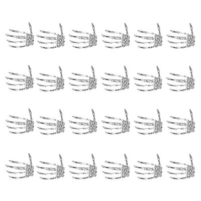 Dvianna Ghost salvešu gredzeni sarkani un melni Ghost salvešu sprādze Helovīna svētku dzimšanas dienas svinībām ( 6/8/12/24Gb ) HWH78