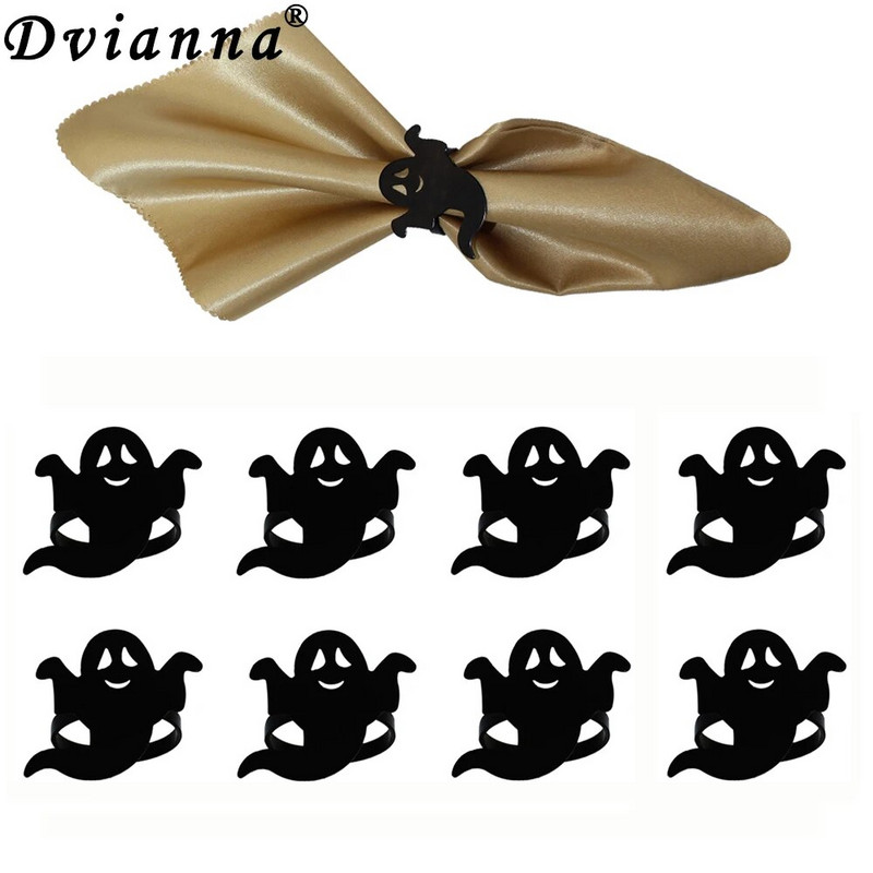 Dvianna Ghost salvešu gredzeni sarkani un melni Ghost salvešu sprādze Helovīna svētku dzimšanas dienas svinībām ( 6/8/12/24Gb ) HWH78