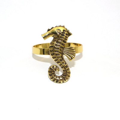 6 db Ocean szalvéta gyűrű tartók Vintage Starfish Lobster Shell szalvéta csat esküvői ünnepekhez vacsora asztaldísz