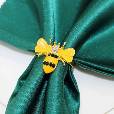 4Gb Butterfly salvešu gredzeni Sudraba spāres salvešu turētāji kāzu pavasara ballītei Lieldienu banketu vakariņām Mājas viesnīcas galda dekors