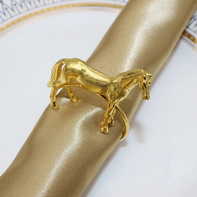 8Gb Metāla buru laivas salvešu gredzeni Retro zelta dvieļu gredzens moderns gredzenu turētājs salvete sprādzes galda dekors HWE75