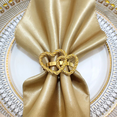 8Gb Metāla buru laivas salvešu gredzeni Retro zelta dvieļu gredzens moderns gredzenu turētājs salvete sprādzes galda dekors HWE75