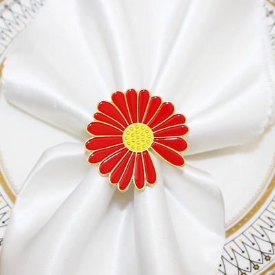 6Gb Butterfly salvešu gredzens metāla salvešu turētāji zelta sudraba salvešu sprādze viesnīcas Lieldienu Ziemassvētku kāzu ballītes galda dekorēšanai