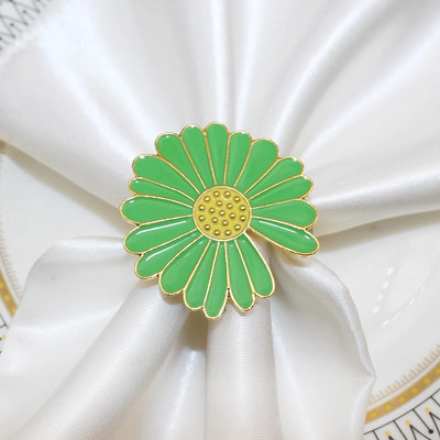 6Gb Butterfly salvešu gredzens metāla salvešu turētāji zelta sudraba salvešu sprādze viesnīcas Lieldienu Ziemassvētku kāzu ballītes galda dekorēšanai