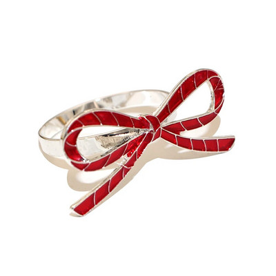 6Gb Butterfly salvešu gredzens metāla salvešu turētāji zelta sudraba salvešu sprādze viesnīcas Lieldienu Ziemassvētku kāzu ballītes galda dekorēšanai