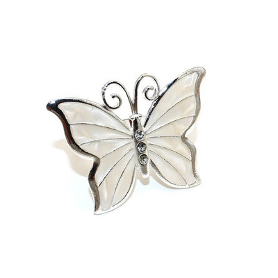 6Gb Butterfly salvešu gredzens metāla salvešu turētāji zelta sudraba salvešu sprādze viesnīcas Lieldienu Ziemassvētku kāzu ballītes galda dekorēšanai