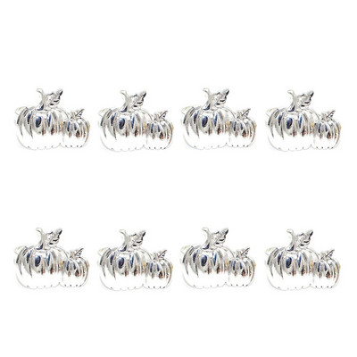 8Pcs Harvest Pumpkin Carpkin Rings for Fall Theme Holidays Day of Thanksgiving Baby Shower Party Supplies Διακόσμηση τραπεζιού