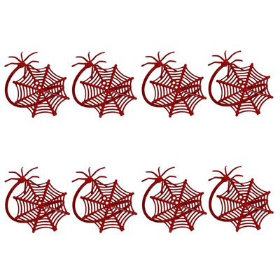 8Pcs Harvest Pumpkin Carpkin Rings for Fall Theme Holidays Day of Thanksgiving Baby Shower Party Supplies Διακόσμηση τραπεζιού