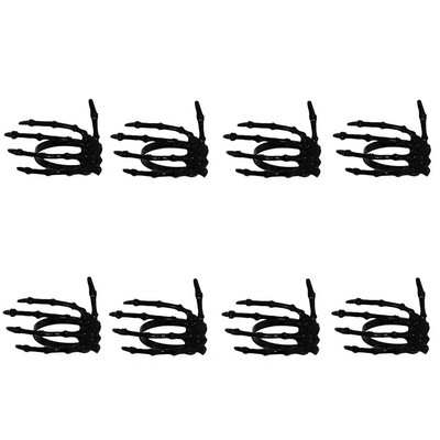 8Pcs Harvest Pumpkin Carpkin Rings for Fall Theme Holidays Day of Thanksgiving Baby Shower Party Supplies Διακόσμηση τραπεζιού