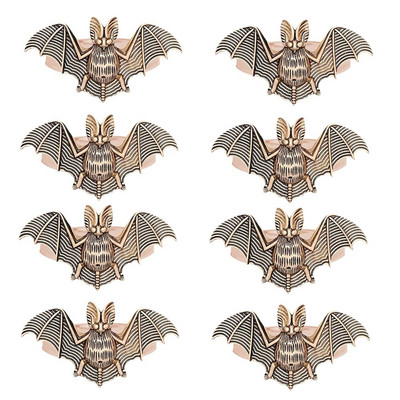 8Pcs Harvest Pumpkin Carpkin Rings for Fall Theme Holidays Day of Thanksgiving Baby Shower Party Supplies Διακόσμηση τραπεζιού