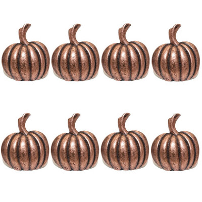 8Gb Jauki vāveres priežu riekstu salvešu gredzeni krāsaini emaljas metāla dzīvnieku salvešu turētājs rudens Pateicības Helovīna dekoram HWH113