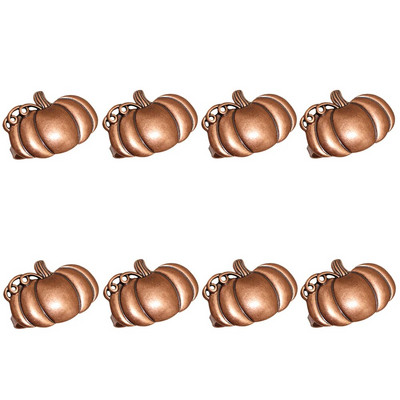 8Gb Jauki vāveres priežu riekstu salvešu gredzeni krāsaini emaljas metāla dzīvnieku salvešu turētājs rudens Pateicības Helovīna dekoram HWH113