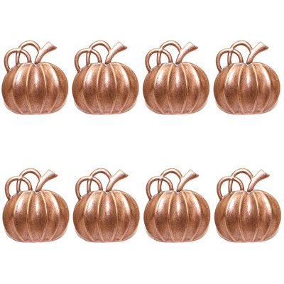 8Gb Jauki vāveres priežu riekstu salvešu gredzeni krāsaini emaljas metāla dzīvnieku salvešu turētājs rudens Pateicības Helovīna dekoram HWH113