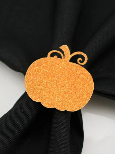 8db új karácsonyfa szalvéta gyűrű csillogó papír barkács kézzel készített szalvéta gyűrű tartó karácsonyi asztaldíszekhez HWC296