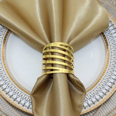 4Gb Sudraba salvešu gredzeni Ar rokām darināti apaļi salvešu turētāju gredzeni Ziemassvētku kāzu Pateicības vakariņu galda rotājumiem HWM262