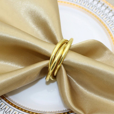 4Gb Sudraba salvešu gredzeni Ar rokām darināti apaļi salvešu turētāju gredzeni Ziemassvētku kāzu Pateicības vakariņu galda rotājumiem HWM262