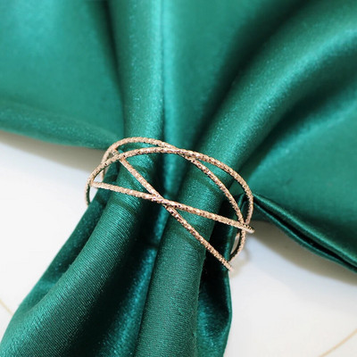 4Gb Sudraba salvešu gredzeni Ar rokām darināti apaļi salvešu turētāju gredzeni Ziemassvētku kāzu Pateicības vakariņu galda rotājumiem HWM262