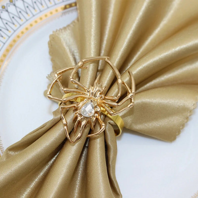 8db Halloween Black Witch szalvétatartó Hálaadás szalvéta gyűrűk ebédlőhöz Konyhai Asztali Partik Halloween Dekorációk HWH12