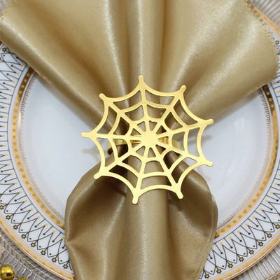 8db Halloween Black Witch szalvétatartó Hálaadás szalvéta gyűrűk ebédlőhöz Konyhai Asztali Partik Halloween Dekorációk HWH12