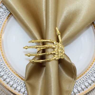 8db Halloween Black Witch szalvétatartó Hálaadás szalvéta gyűrűk ebédlőhöz Konyhai Asztali Partik Halloween Dekorációk HWH12