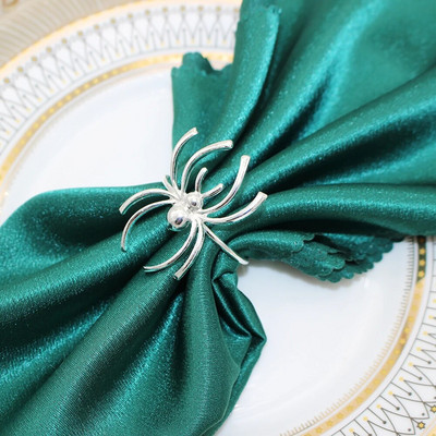 8db Halloween Black Witch szalvétatartó Hálaadás szalvéta gyűrűk ebédlőhöz Konyhai Asztali Partik Halloween Dekorációk HWH12