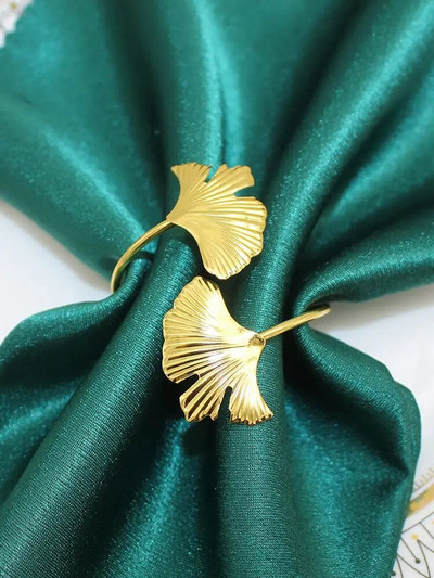 6Gb Lapu salvešu gredzeni rudens Pateicības dienai Kāzu banketiem Līgavas Dušas vakariņām Ziemassvētku brīvdienu ballīšu galda dekorēšana HWL17