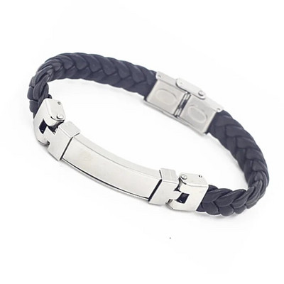 LUXUKISSKIDS nerūsējošā tērauda vīriešu rokassprādzes pulseri šarmu pogu aptinums sprādzes ādas rokassprādzes aproces Rotaslietas aksesuāri Mujer