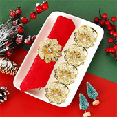 Restoran Kuhinjski pribor Potrepštine za zabavu Božićni ukras Kopča za salvete Prsteni za salvete Dekoracija za stol Držač za ručnike