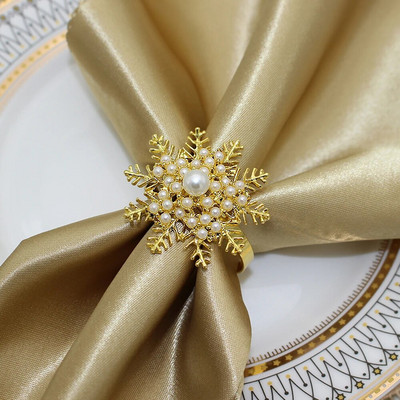 Dvianna 6Gb Pērļu salvešu gredzeni Vīnogas Augļu Salvešu Turētāja Gredzeni Ziemassvētkiem Kāzu Vakariņas Ballīte Galda dekors HWP02