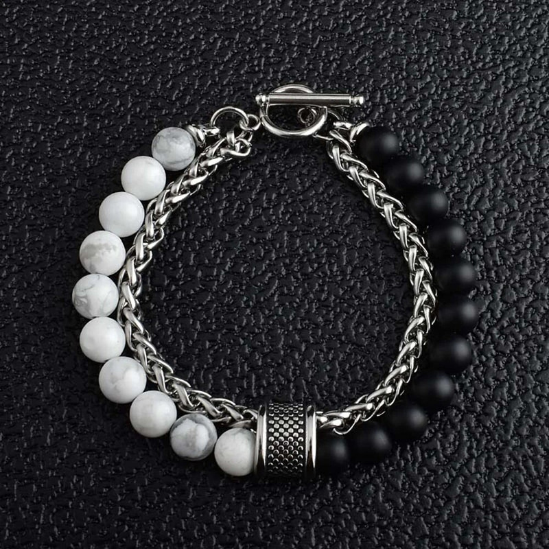 Tetszett természetes kő Tigrisszem férfi karkötő Állítható karkötők kézi rozsdamentes acél ékszerek férfi ajándékok ingyenes kiszállítás