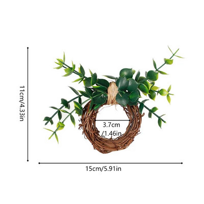 Ziemassvētku salvešu gredzeni sarkani puķu dvieļu sprādzes salvete sprādze Dabas džutas salvešu turētājs kāzu ballītes Ziemassvētku galda dekors